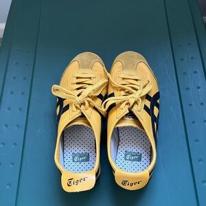 Onitsuka Tiger by Asics Yellow and Navy Sneakers killbill